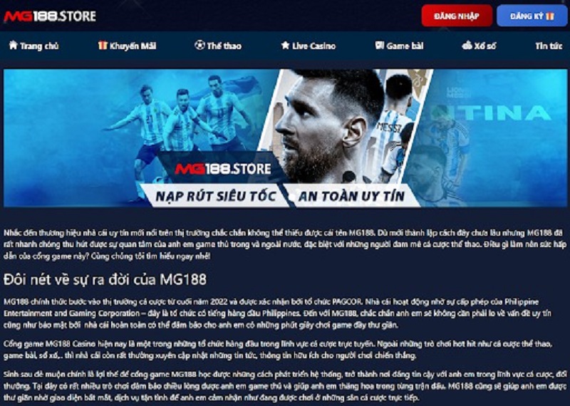 Những trải nghiệm tốt tại nhà cái MG188