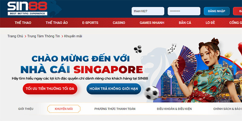 Ưu điểm vượt trội đến từ nhà cái SIN88 S