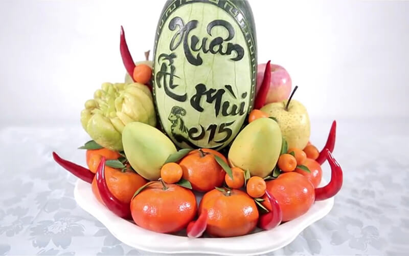 ảnh mâm ngũ quả