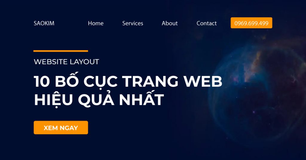 Bố cục trang web