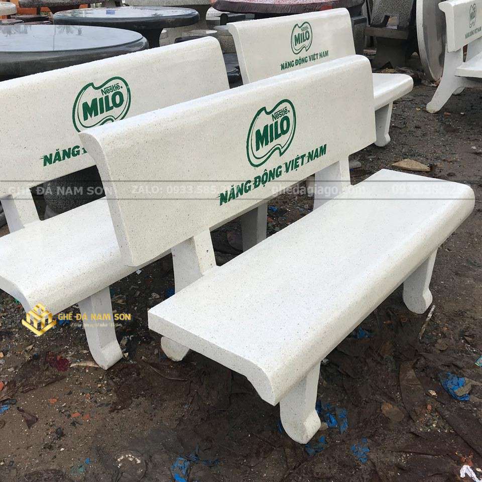 Bộ ghế đá ngoài trời