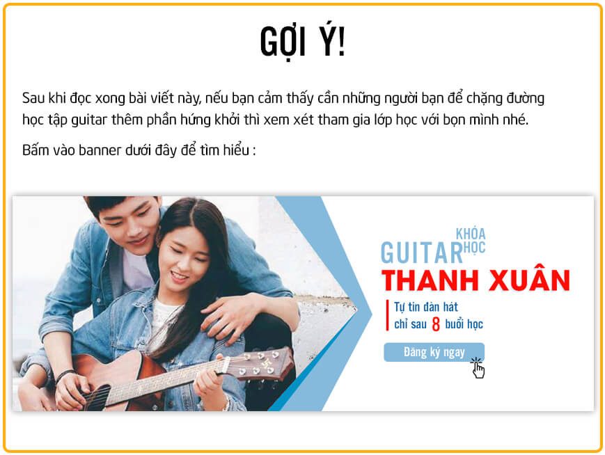 Cách cầm đàn guitar