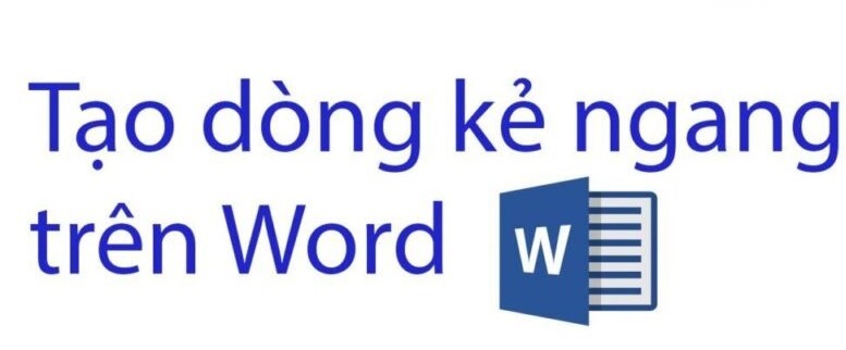 Cách kẻ dòng trong word