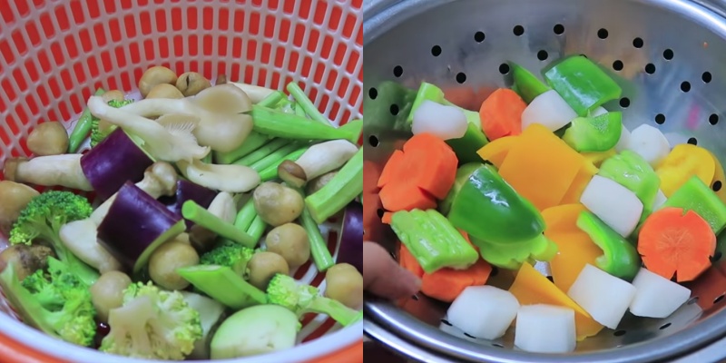 Cách nấu rau củ chay