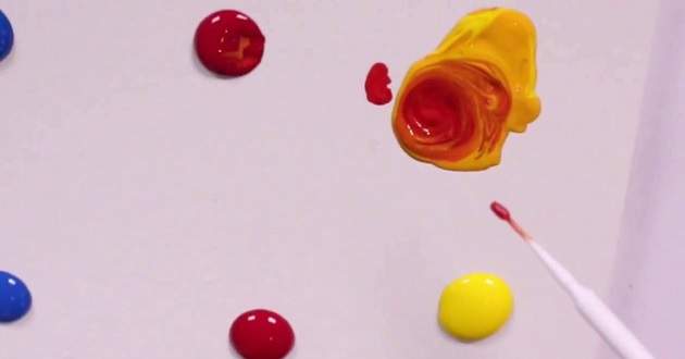 Cách pha màu nâu đất