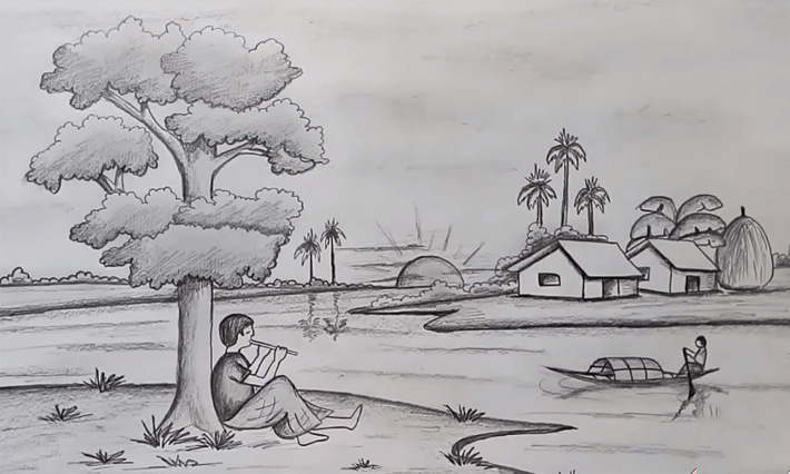 Cách vẽ tranh đơn giản