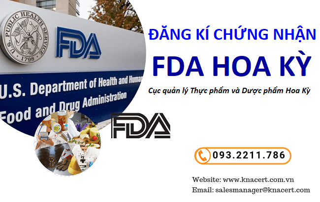 Cấp chứng chỉ fda