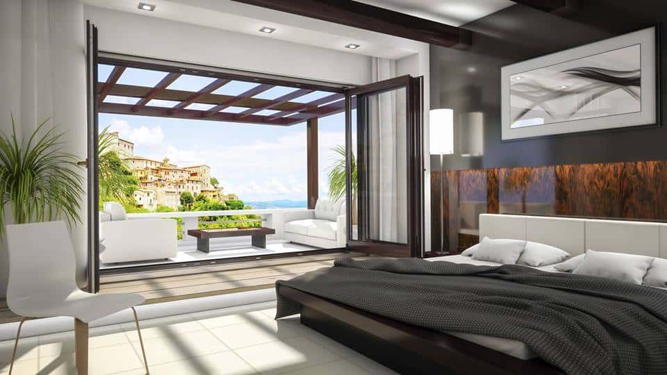 Cửa nhôm xếp trượt