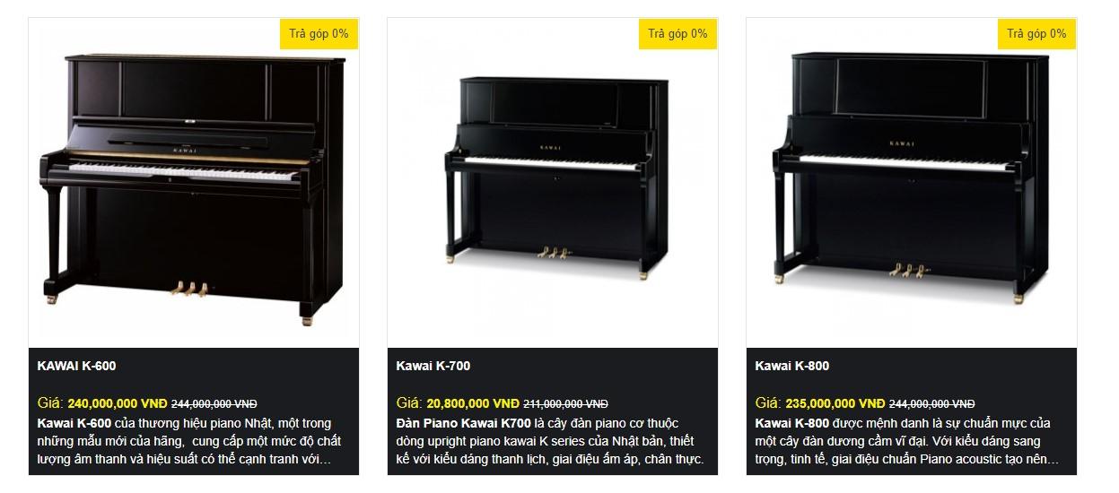 đàn piano giá bao nhiêu