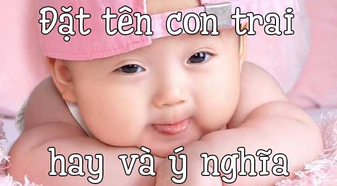 Dat ten cho con trai