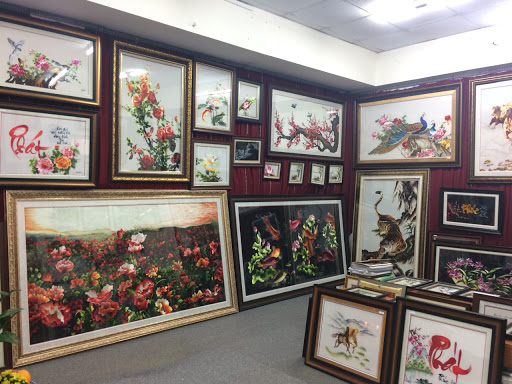 đóng khung tranh thêu