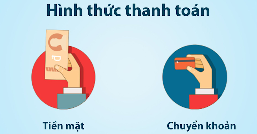 Hình thức thanh toán tiếng anh là gì