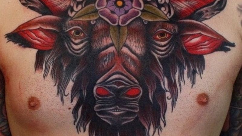 Hình xăm con trâu