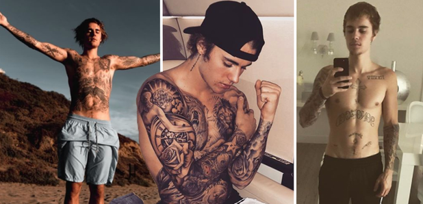 Justin bieber tattoos 2016