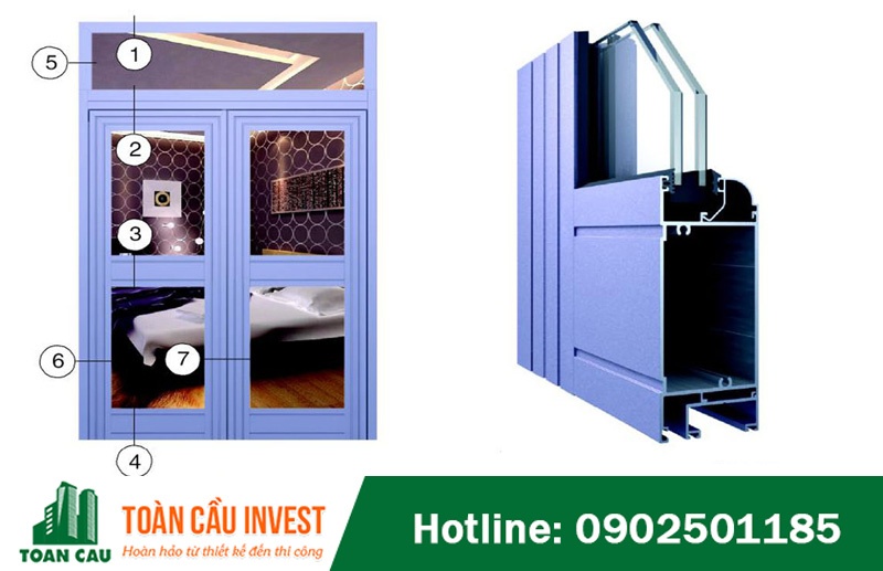 Kích thước nhôm xingfa