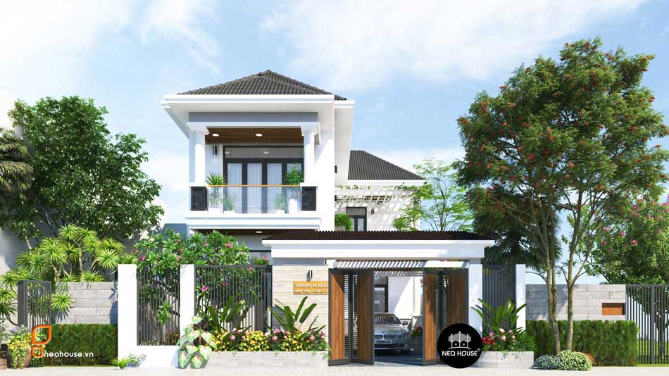 Mẫu nhà biệt thự vườn