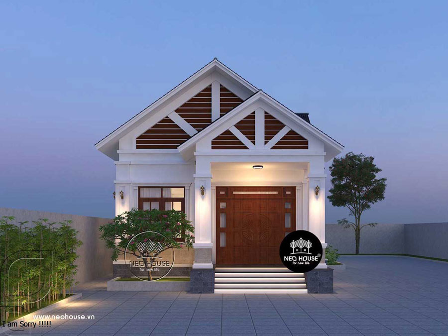 Nhà 1 tầng 3 phòng ngủ 120m2