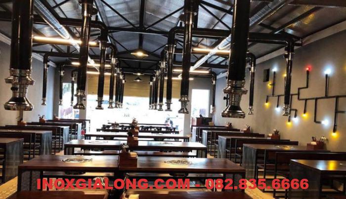 ống hút khói bếp nướng