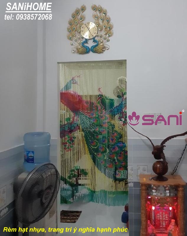 Rèm hạt nhựa phong thủy