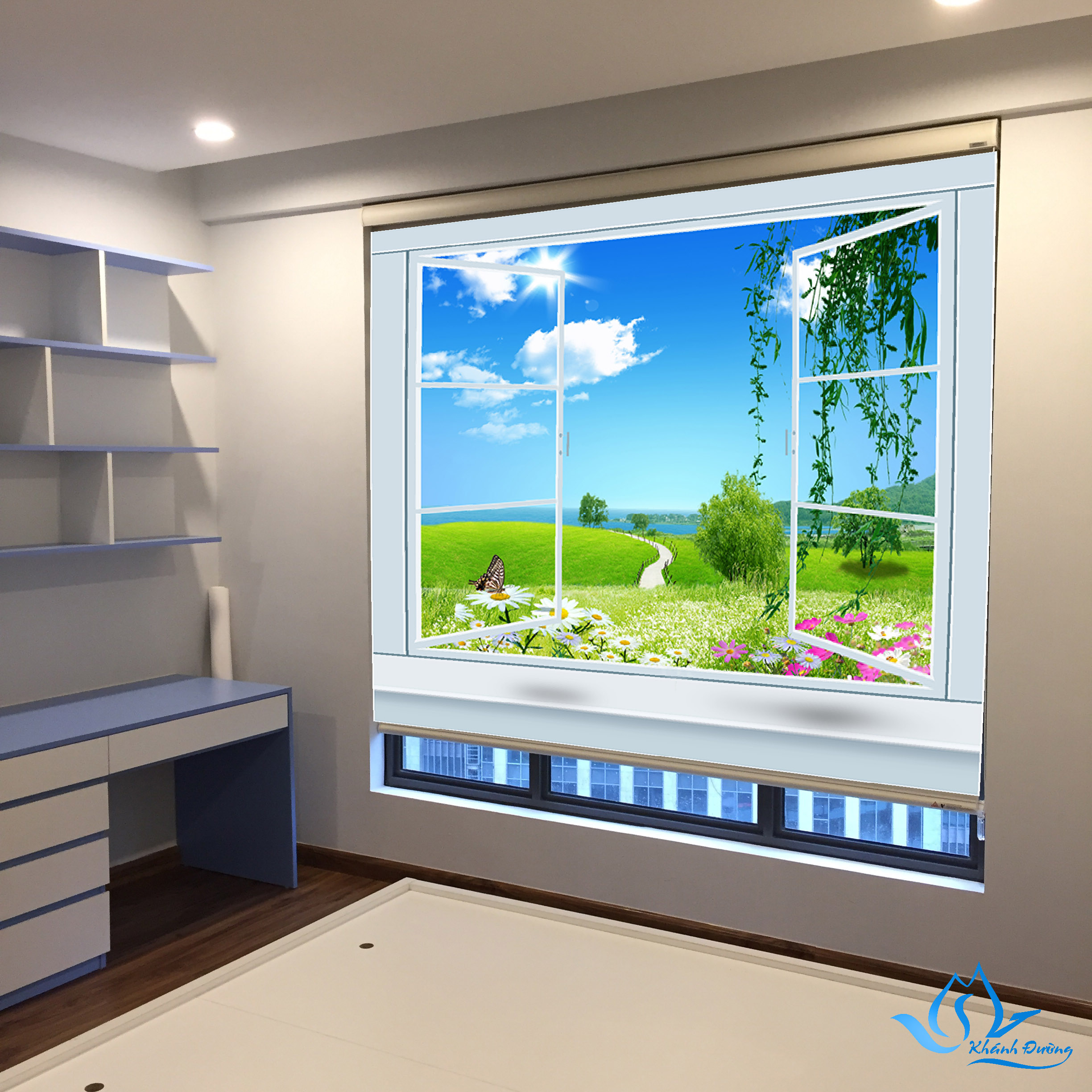 Rèm tranh cửa sổ