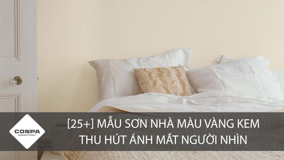 Sơn nhà màu vàng kem