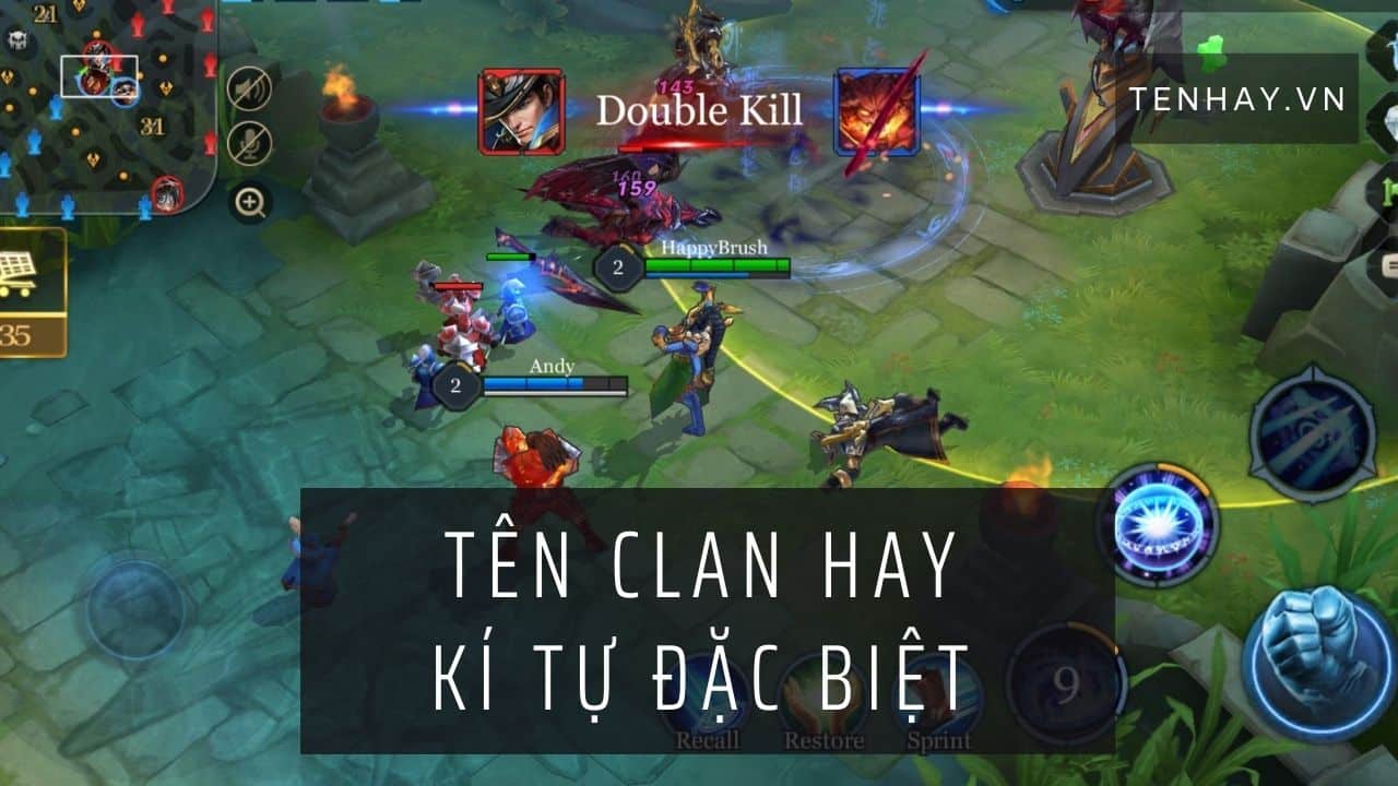 Tên clan liên quân hay