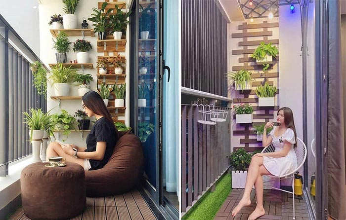 Tiểu cảnh ban công nhỏ