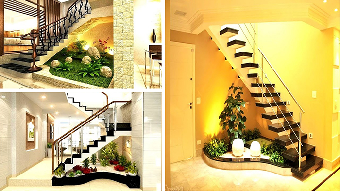 Tiểu cảnh cầu thang