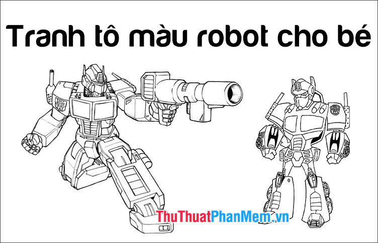 Tô màu siêu nhân robot