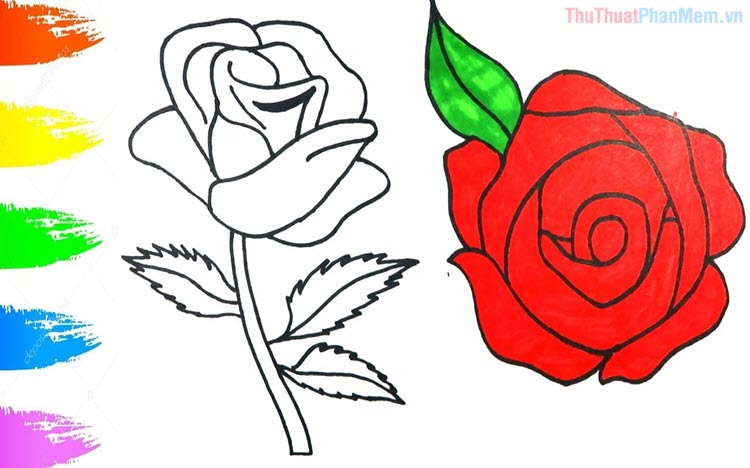 Top hơn 350 hướng dẫn vẽ hoa hồng tuyệt vời nhất  Tin Học Vui