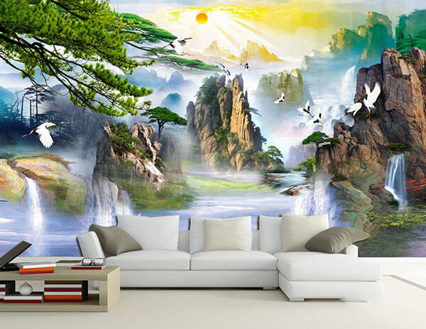 Tranh 3d phòng khách