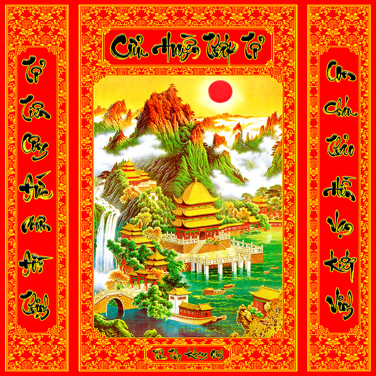 Tranh cửu huyền thất tổ