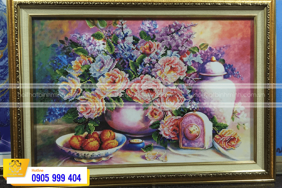 Tranh đính đá tự làm