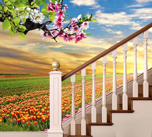 Tranh gạch 3d phong cảnh