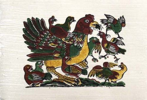 Tranh khắc gỗ việt nam