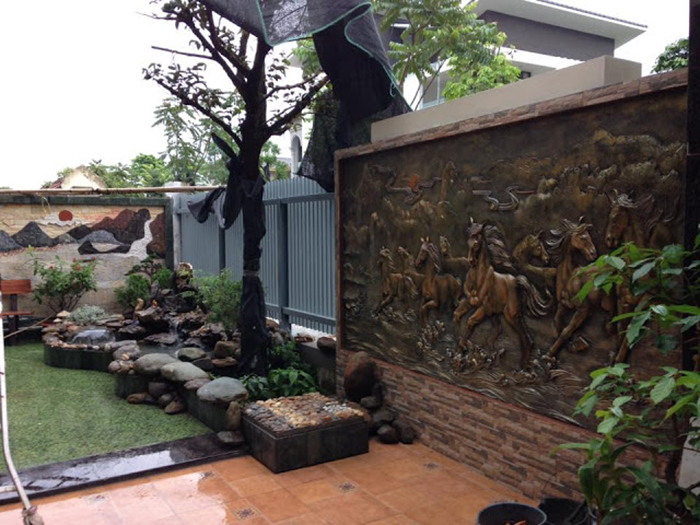 Tranh phù điêu phong cảnh