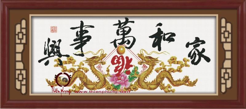 Tranh thêu phong thủy