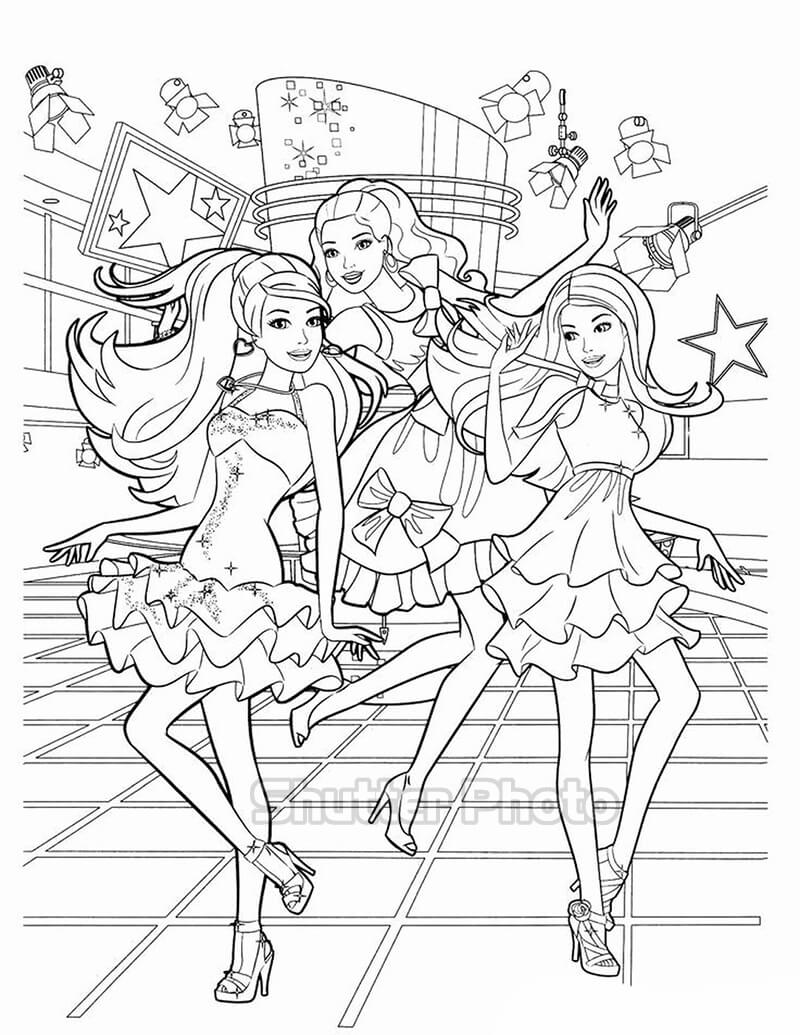 Tranh tô màu aikatsu