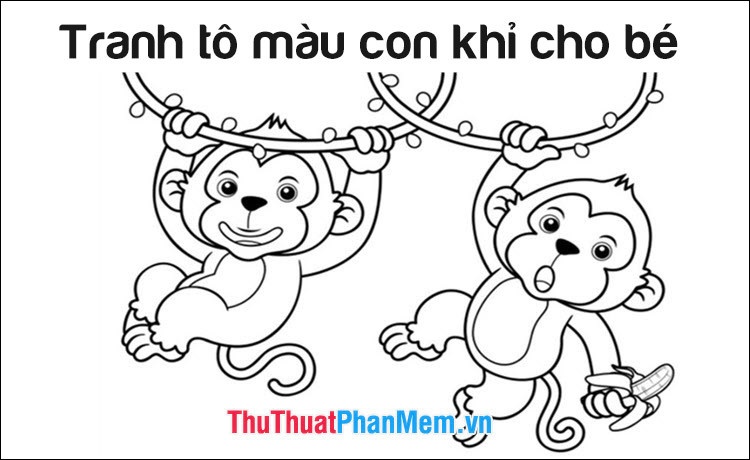 Top 85 về con khỉ hình vẽ  coedocomvn