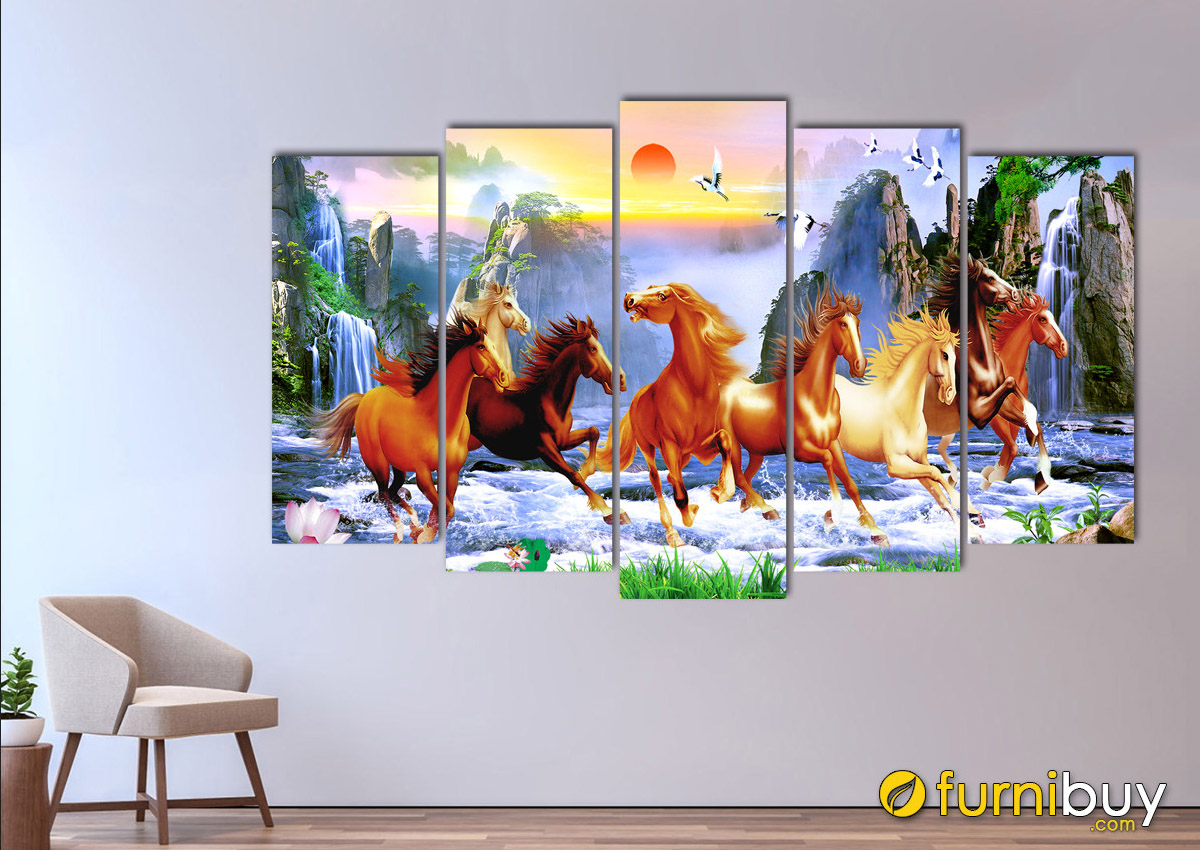 Tranh treo tường phòng khách khổ lớn