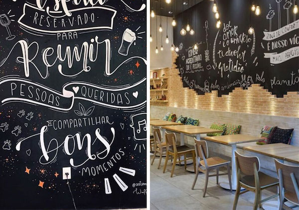 Tranh tường quán cafe đen trắng