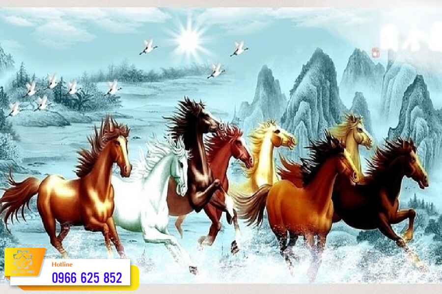 Tranh vẽ mã đáo thành công