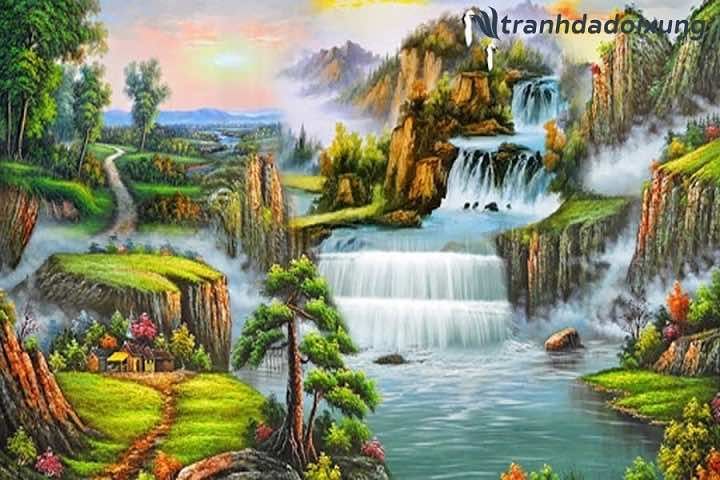 Tranh vẽ sơn thủy hữu tình