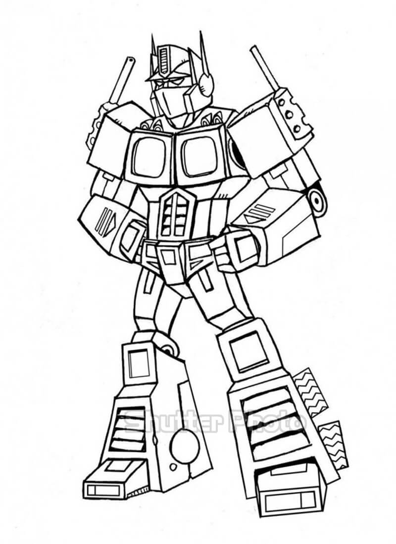 Transformers tô màu robot