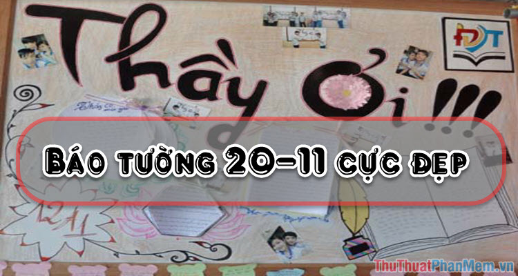 Vẽ báo tường 20 11