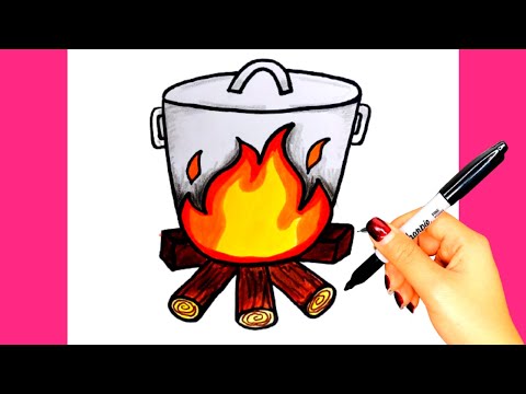 Vẽ nồi bánh chưng