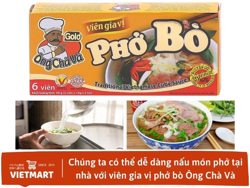 Viên gia vị phở bò