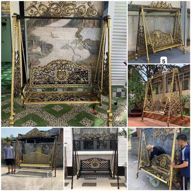 Xích đu nhôm đúc